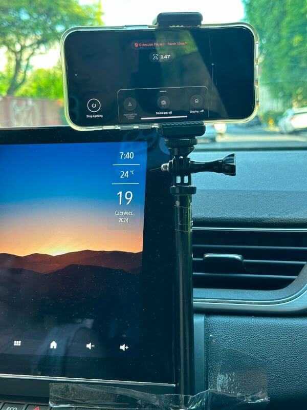 Natix on the selfie stick